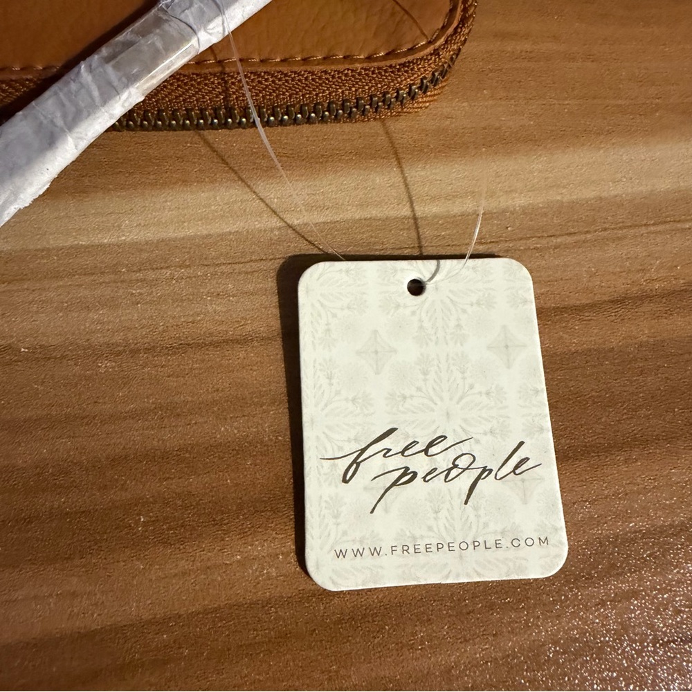 Free People Distressed Vegan Wallet Brown Boho - Picture 2 of 8